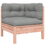 Voir la diapositive 4 : VIDAXL Salon de jardin 9 pcs avec coussins sapin de douglas solide