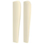 Voir la diapositive 4 : VIDAXL Tete de lit avec oreilles Creme 83x23x118/128 cm Similicuir