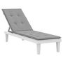 Voir la diapositive 3 : VIDAXL Coussin de chaise de terrasse gris (75+105)x50x4 cm
