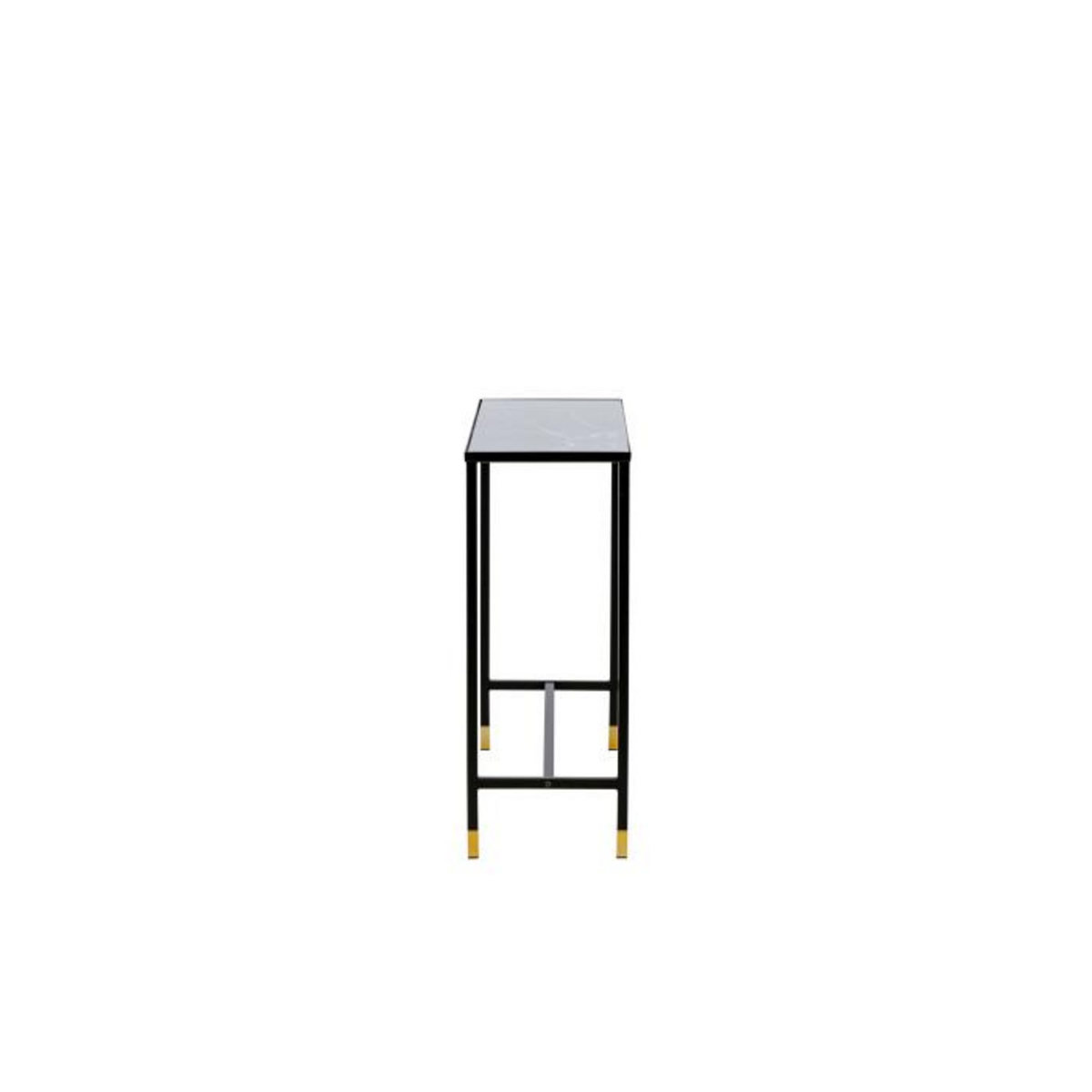 Paris Prix Console Design en Verre  Dipp  100cm Noir