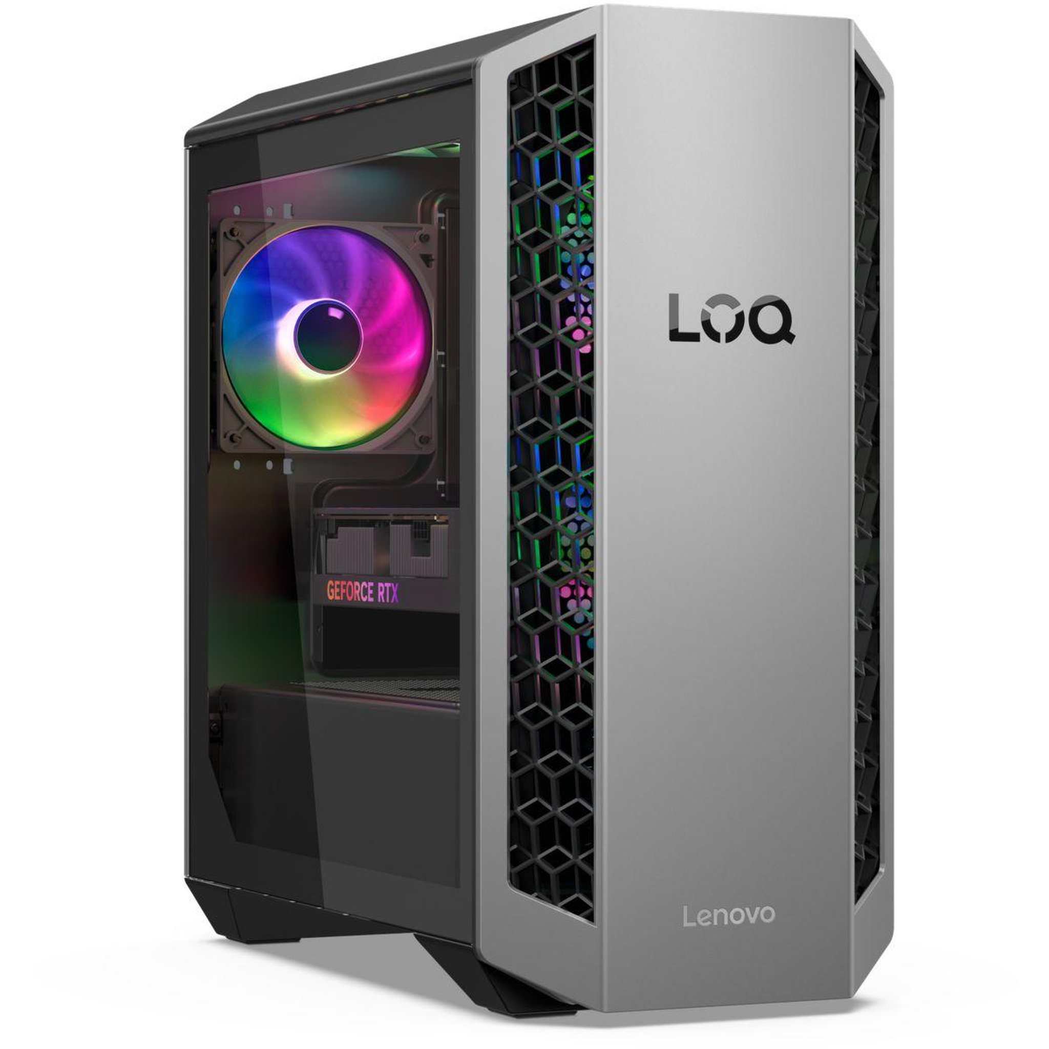 Voir la diapositive 2 : Lenovo Pc gamer loq tower - amd ryzen 7 8745hx - nvidia geforce rtx 5070 - 32 go ram ddr5 - ssd 1 to 26adr10