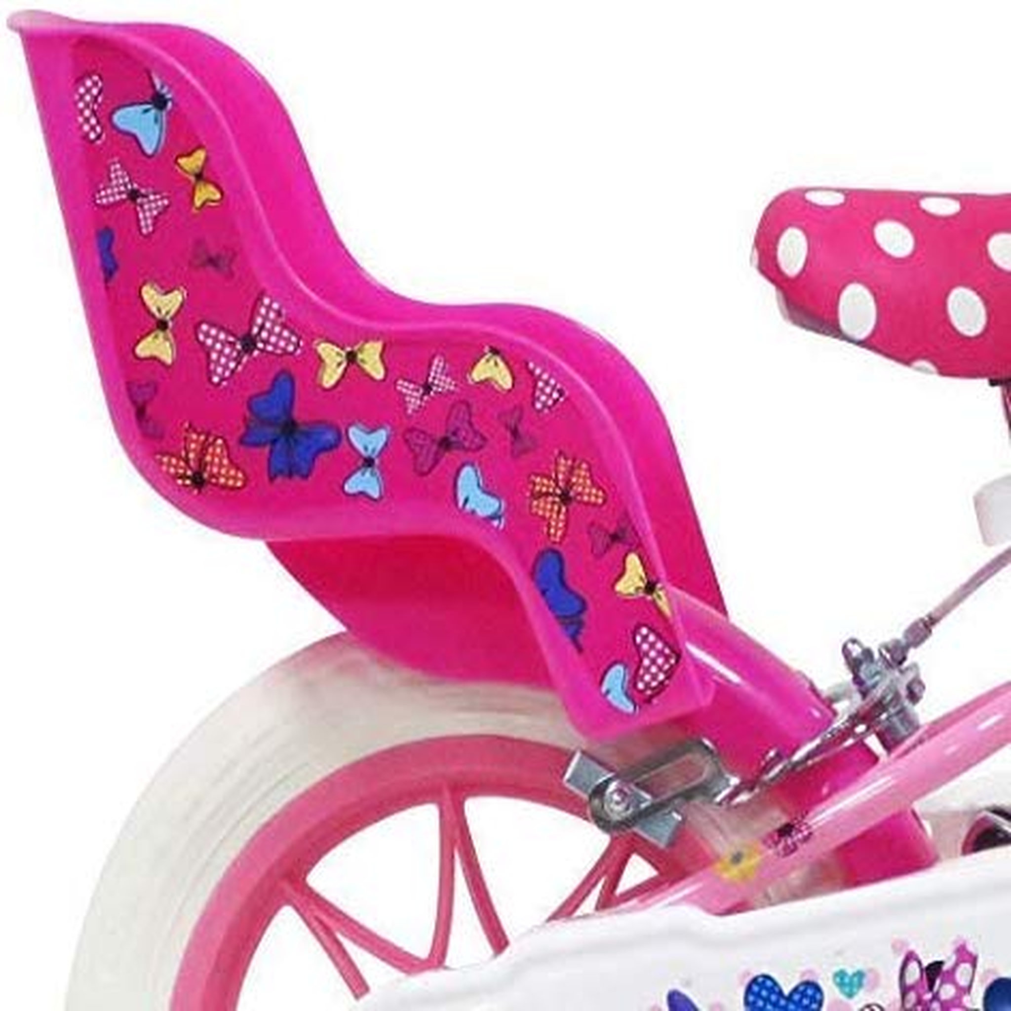 Voir la diapositive 3 : Vélo 12 pouces 2 freins - Minnie