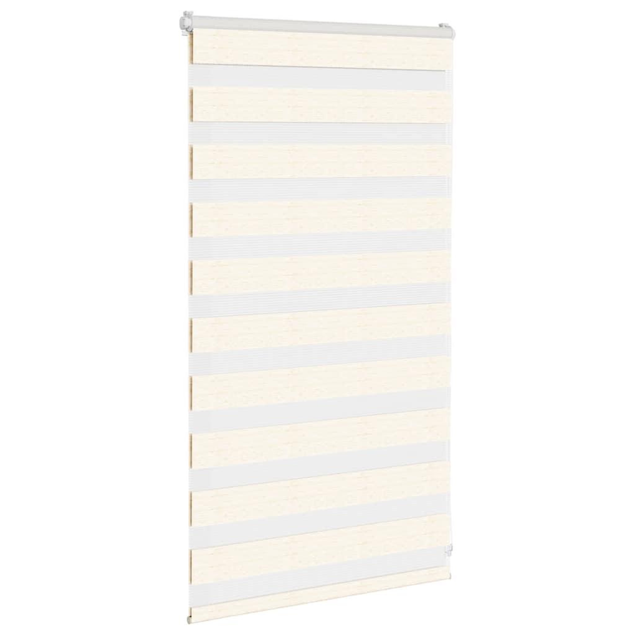 Voir la diapositive 3 : VIDAXL Store zebre beige marbre largeur du tissu 65,9 cm polyester