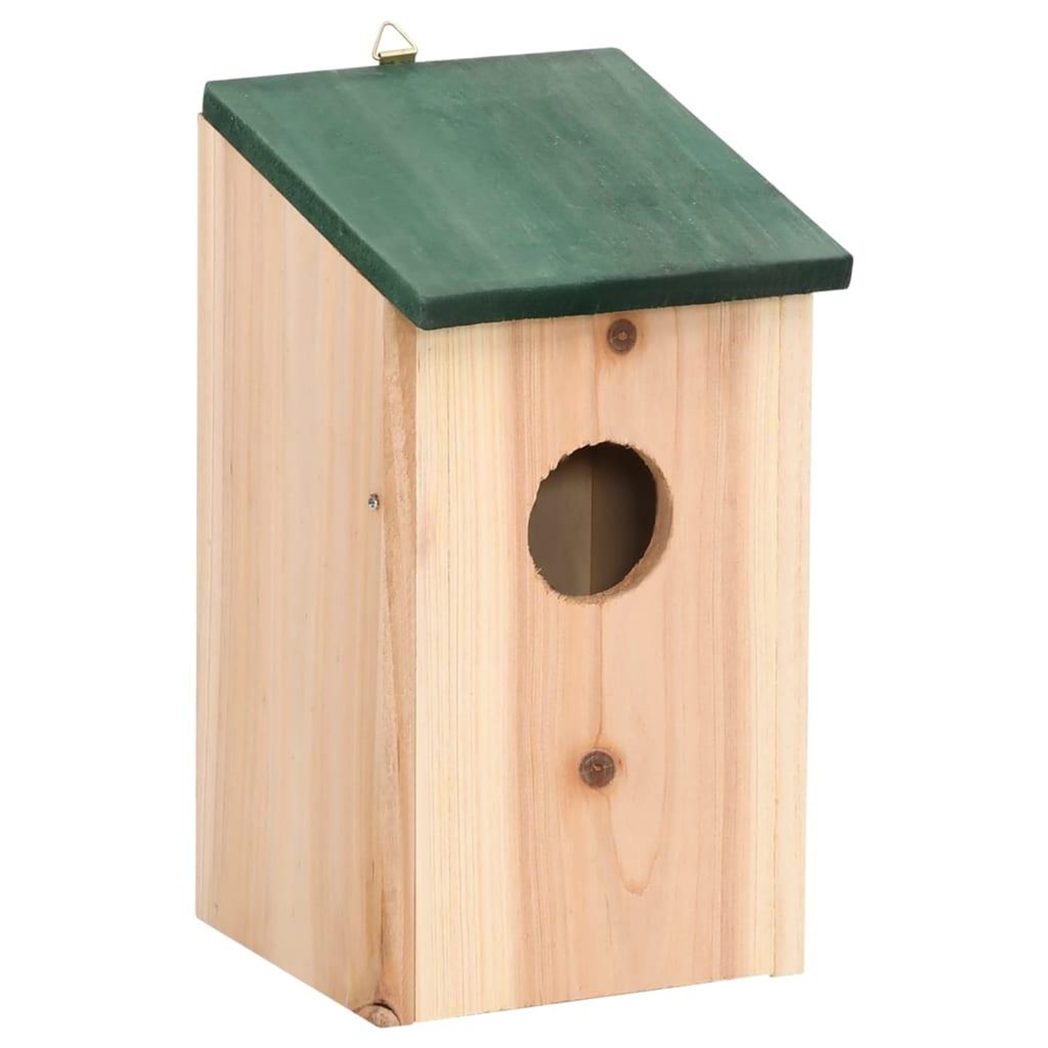 Voir la diapositive 2 : VIDAXL 4 pcs Nichoirs Bois 12x12x22 cm