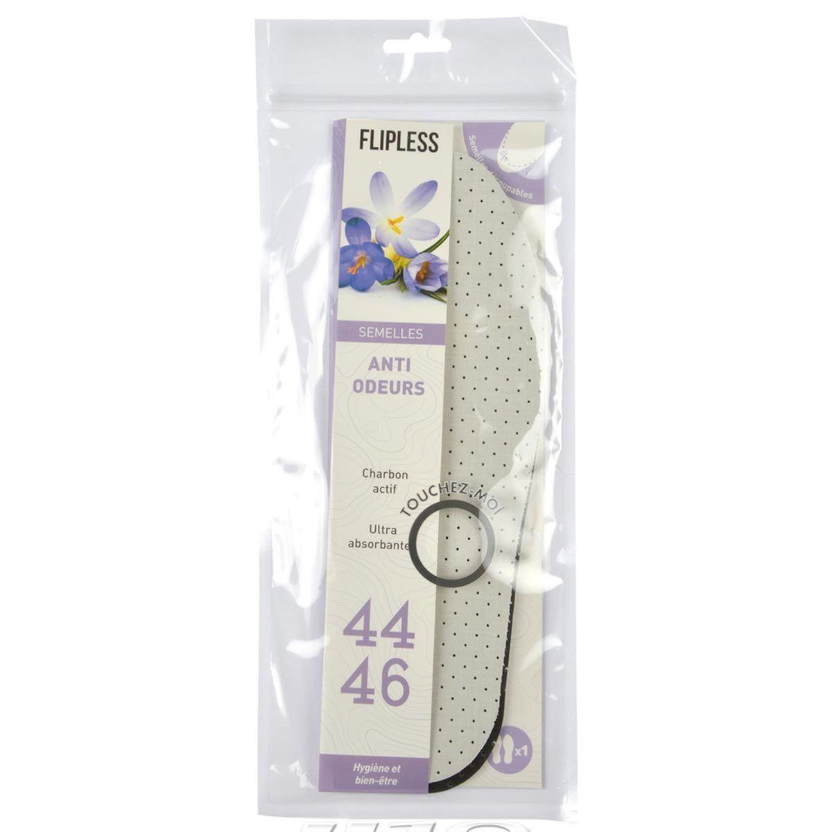 Paris Prix Semelles Chaussures  Anti Odeurs  Taille 44/46 Gris