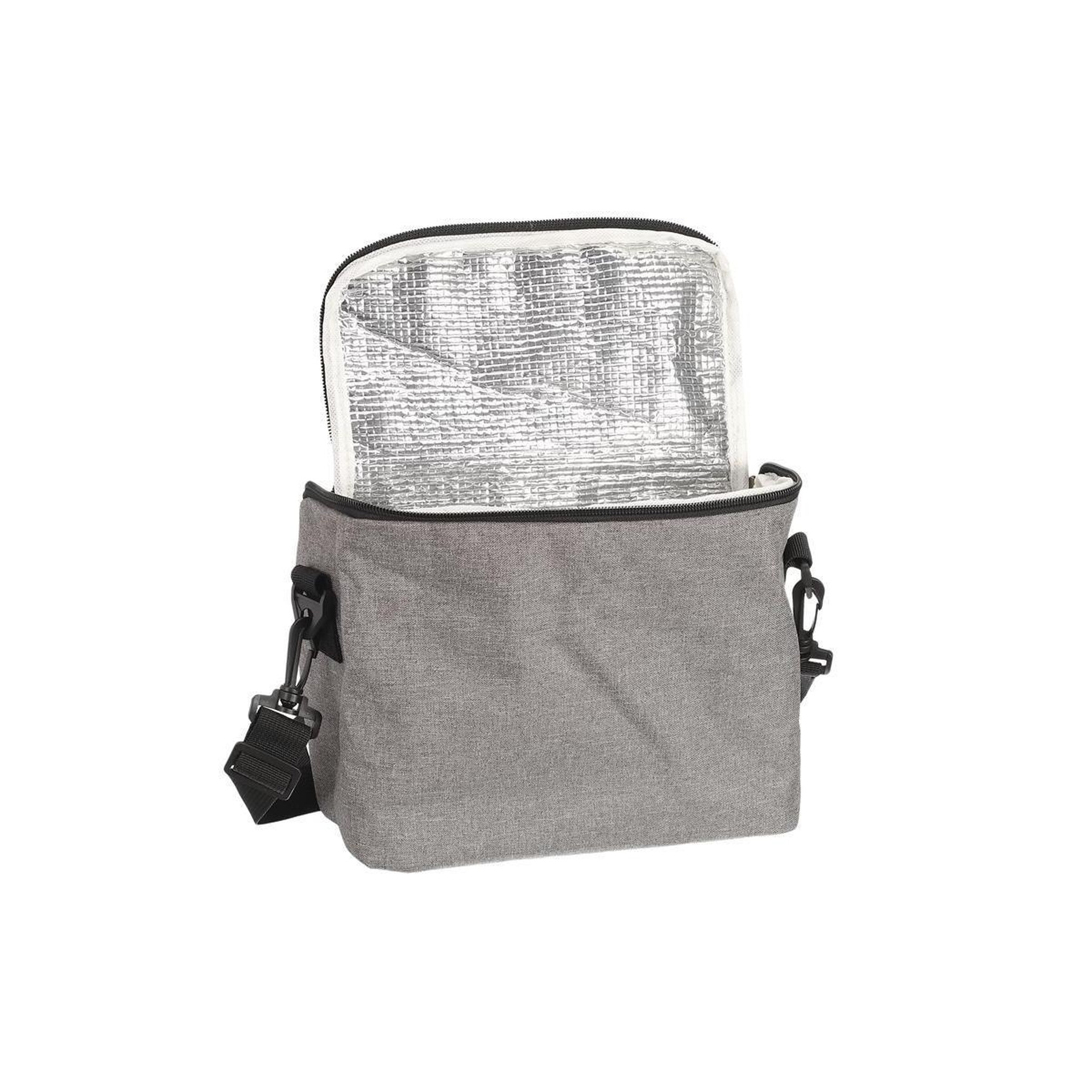 Voir la diapositive 3 : COOK CONCEPT Sac Lunch Déco  Zippé  28cm Gris