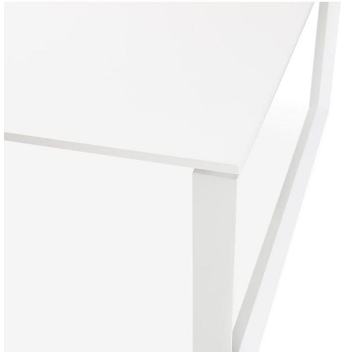 Paris Prix Bureau Design  Abigano  140cm Blanc