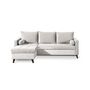 Voir la diapositive 6 : BEST MOBILIER Polar - canapé d'angle réversible convertible - en velours au design scandinave - 4 places