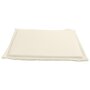 Voir la diapositive 5 : VIDAXL Coussins de siege de jardin lot de 2 creme 45x45x2 cm carre