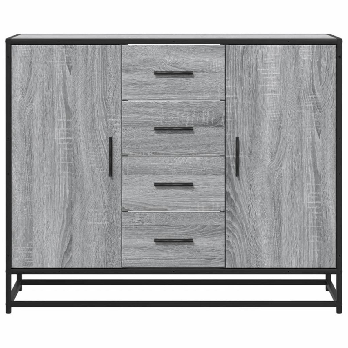 VIDAXL Buffet sonoma gris 92x35x76 cm bois d'ingenierie