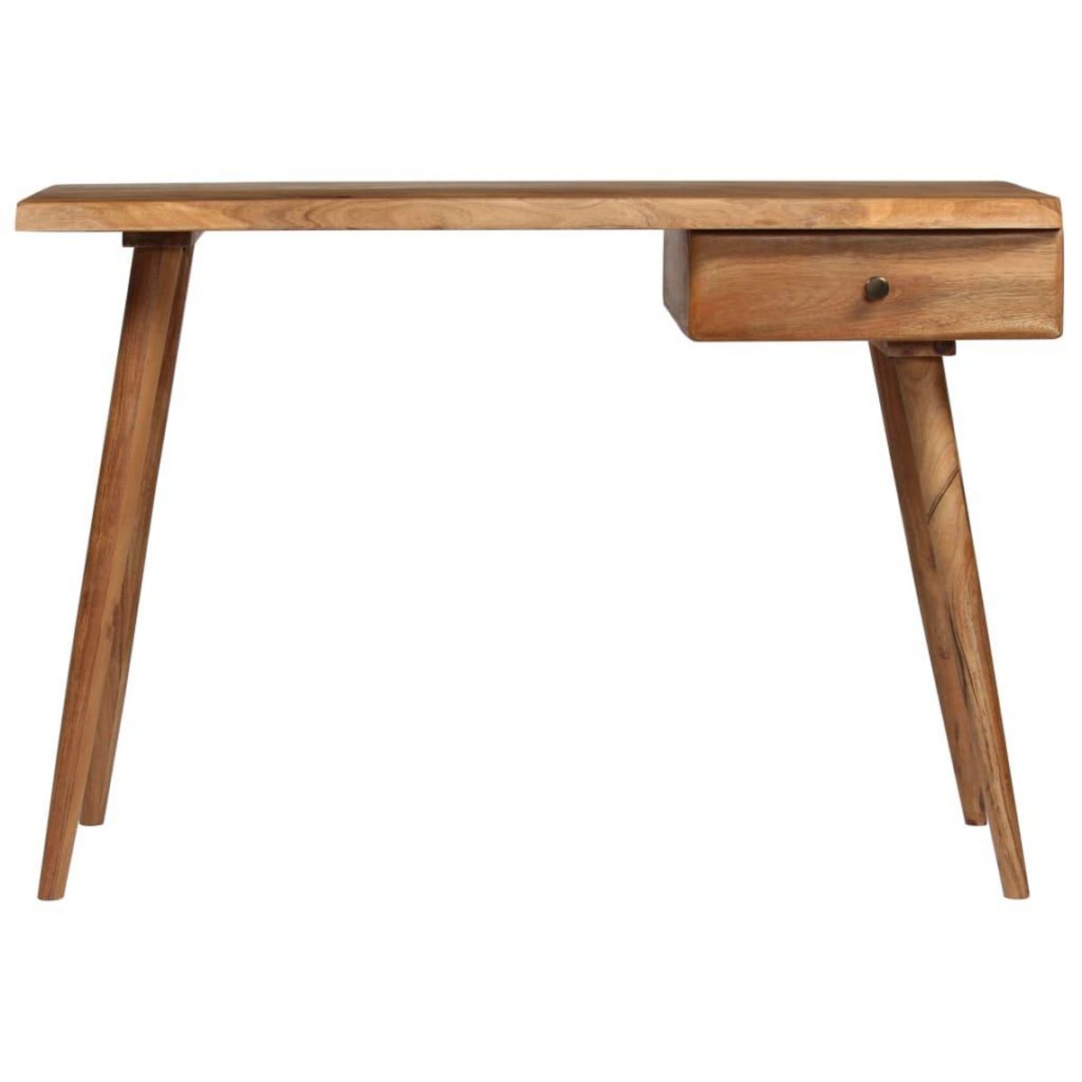 VIDAXL Table a ecrire Bois d'acacia massif 110 x 50 x 76 cm