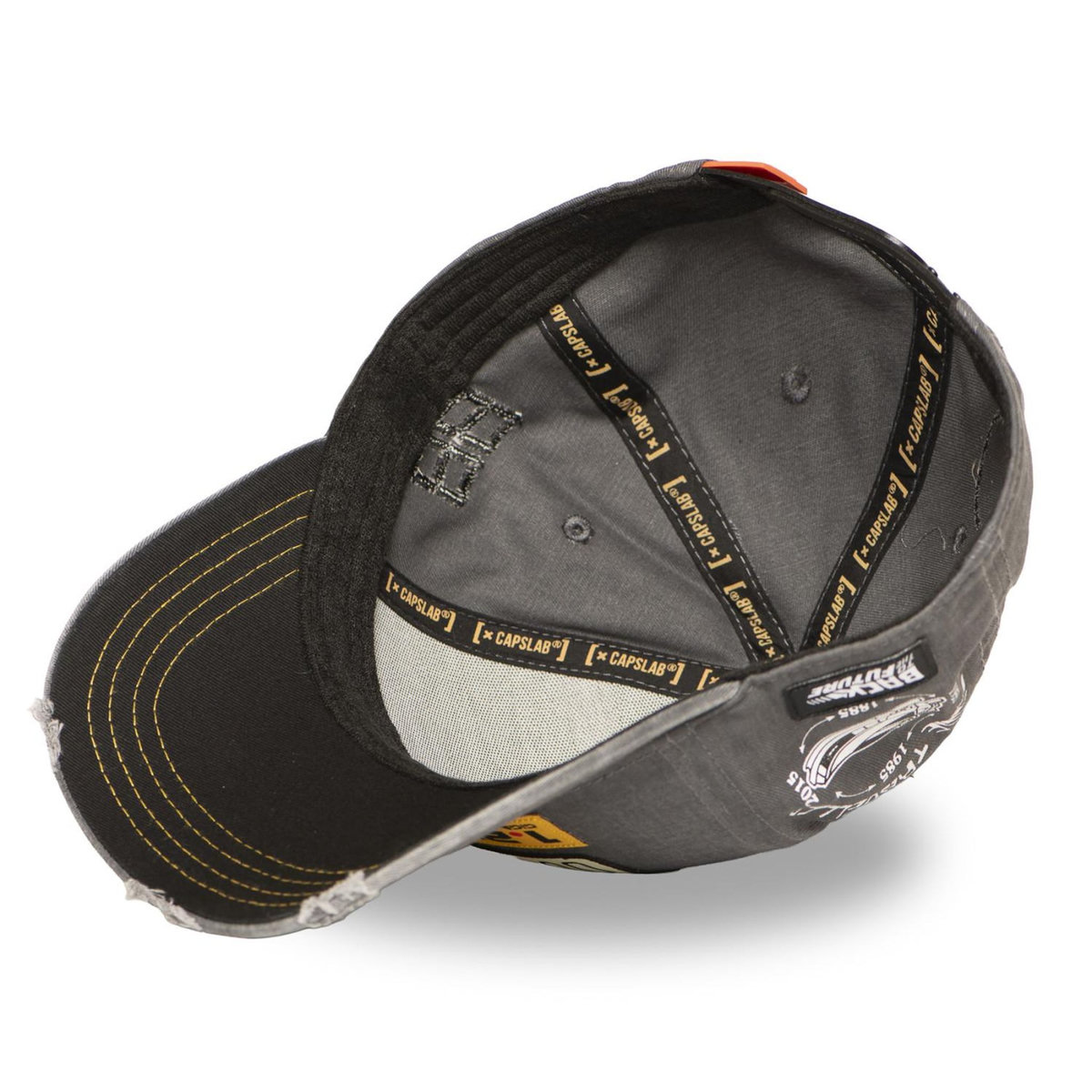 CAPSLAB Casquette Baseball finitions premium Back to the Futur Out a Time