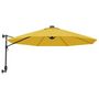 Voir la diapositive 2 : VIDAXL Parasol mural jaune 290 cm