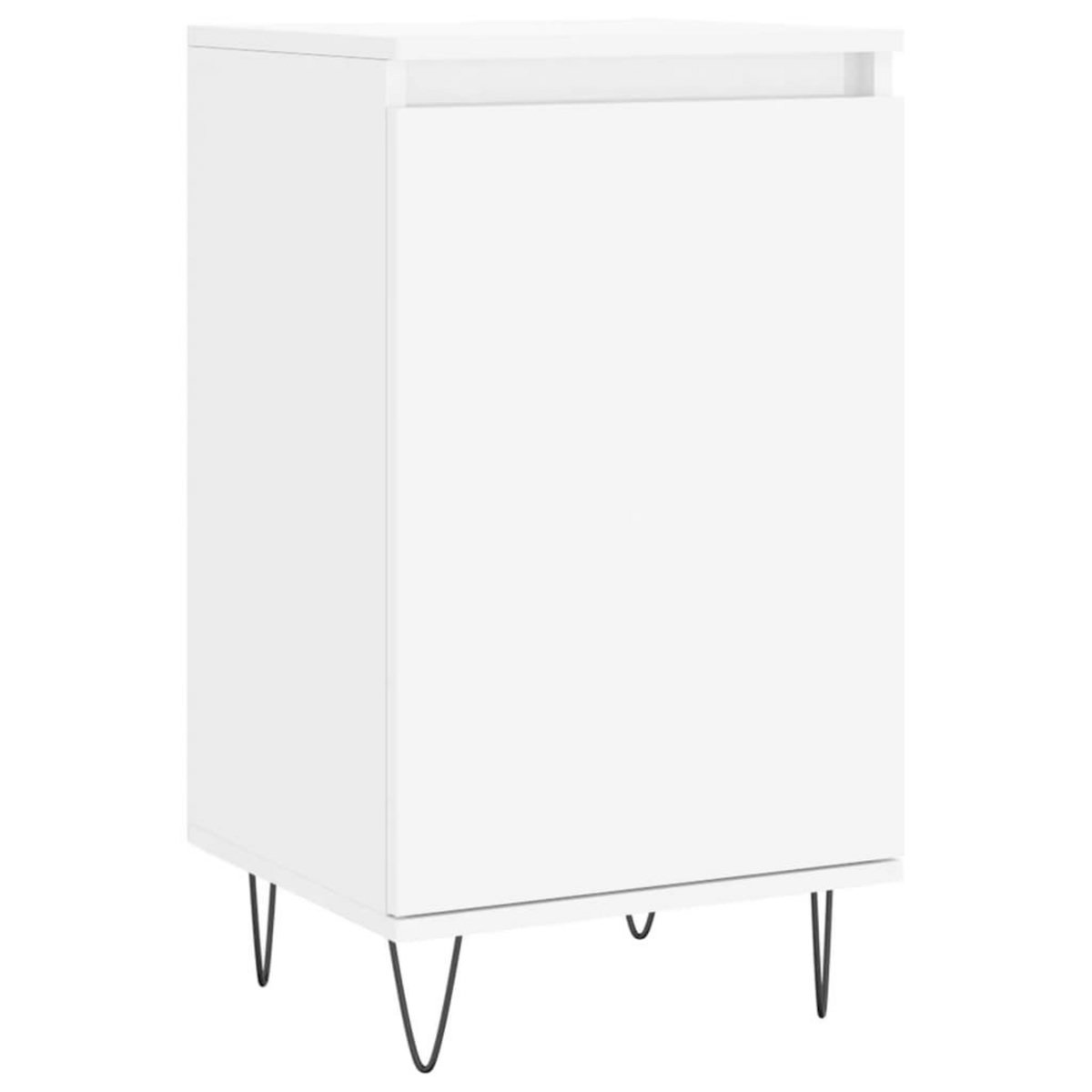 VIDAXL Buffets 2 pcs blanc 40x35x70 cm bois d'ingenierie