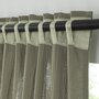 Voir la diapositive 2 : FUTURE HOME Rideau uni en gaze de coton pattes cachées à l'unité 140x300cm