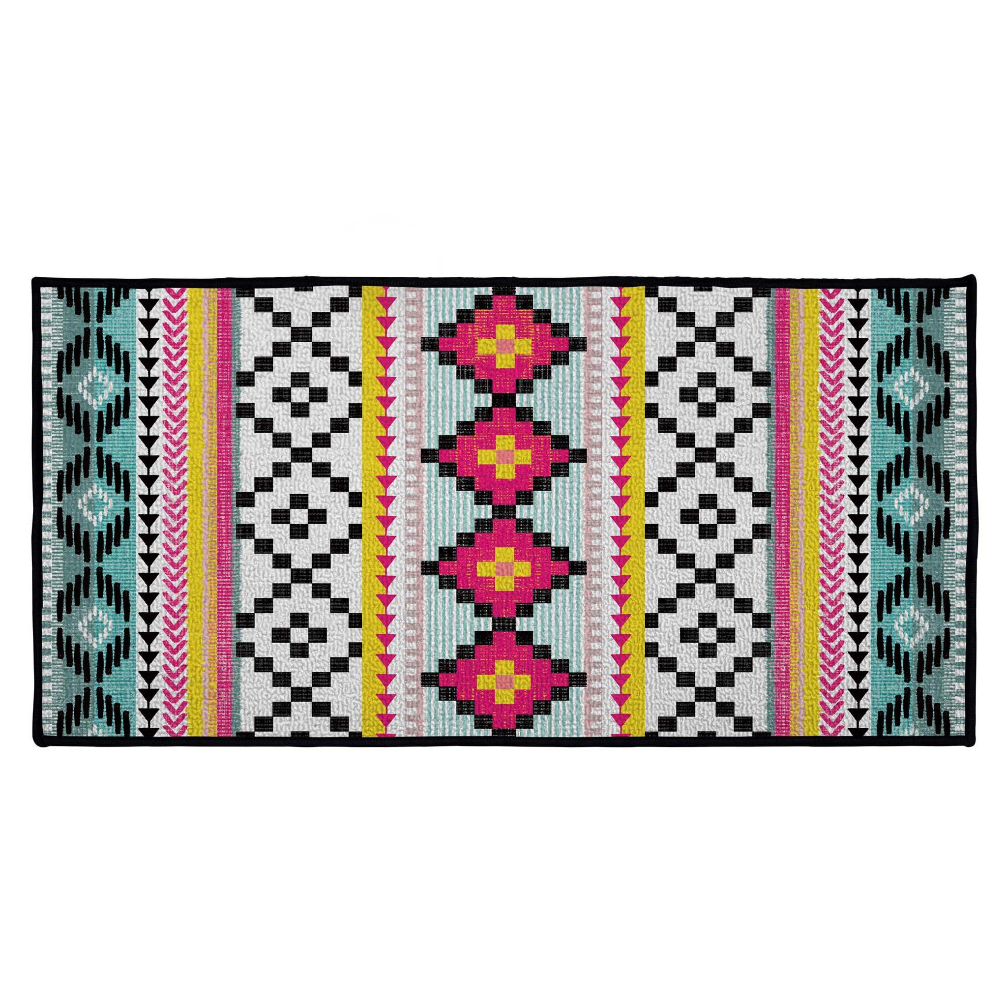 Eden Tapis motifs ethnique 57 x 115 cm waxy