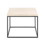 Voir la diapositive 4 : LISA DESIGN Alamosa - table basse - effet travertin - 60 cm