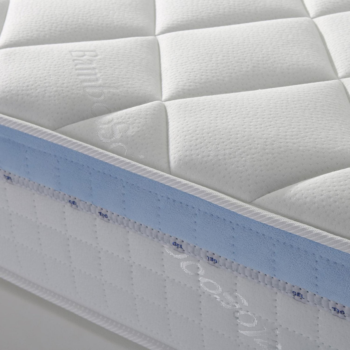 MARCKONFORT Matelas à mémoire de forme GEL ACTIVE 90X190, 25cm épaisseur