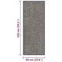 Voir la diapositive 6 : VIDAXL Paillasson touffete 60x150 cm Marron clair