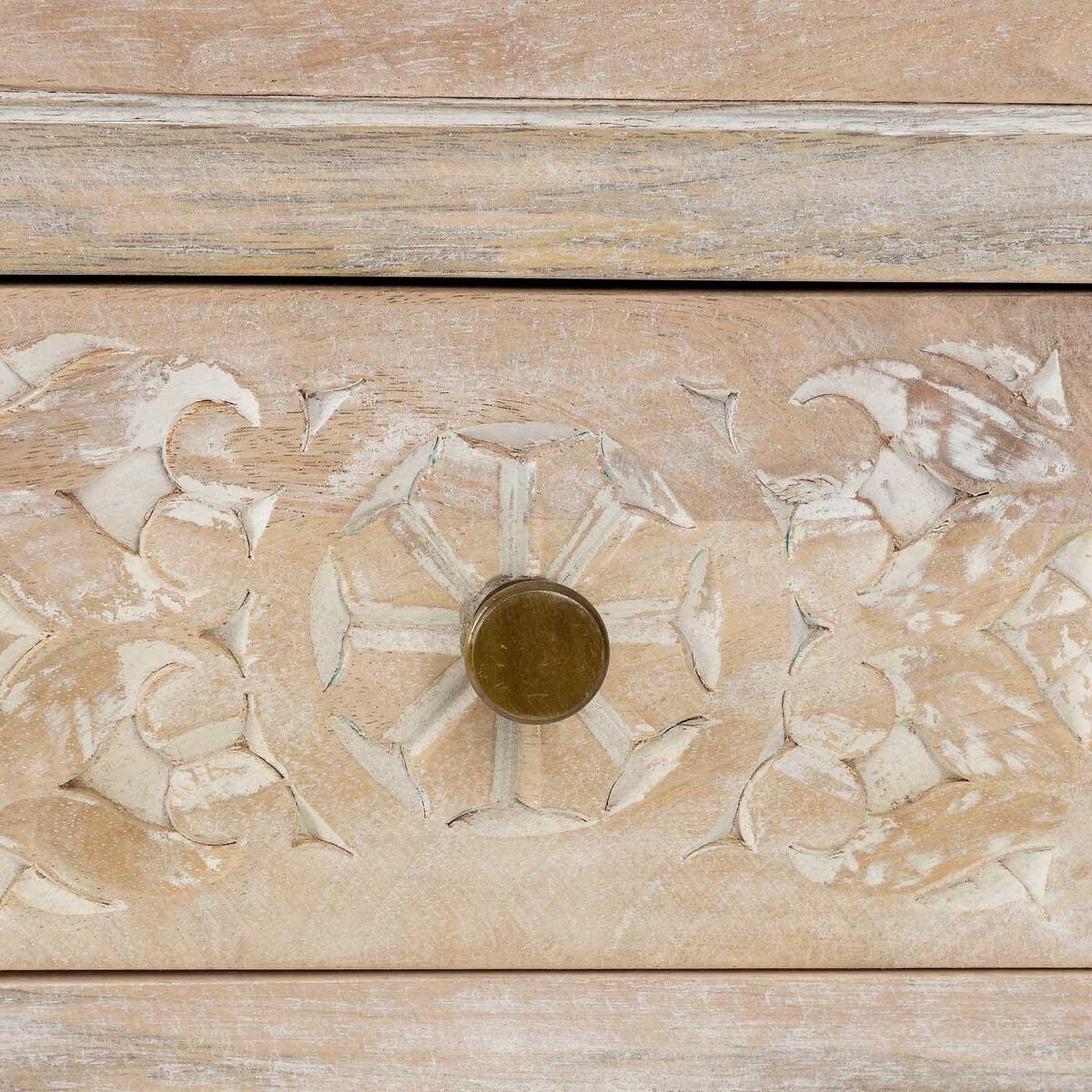 Voir la diapositive 4 : ATMOSPHERA Console 2 tiroirs  shirel  120cm naturel