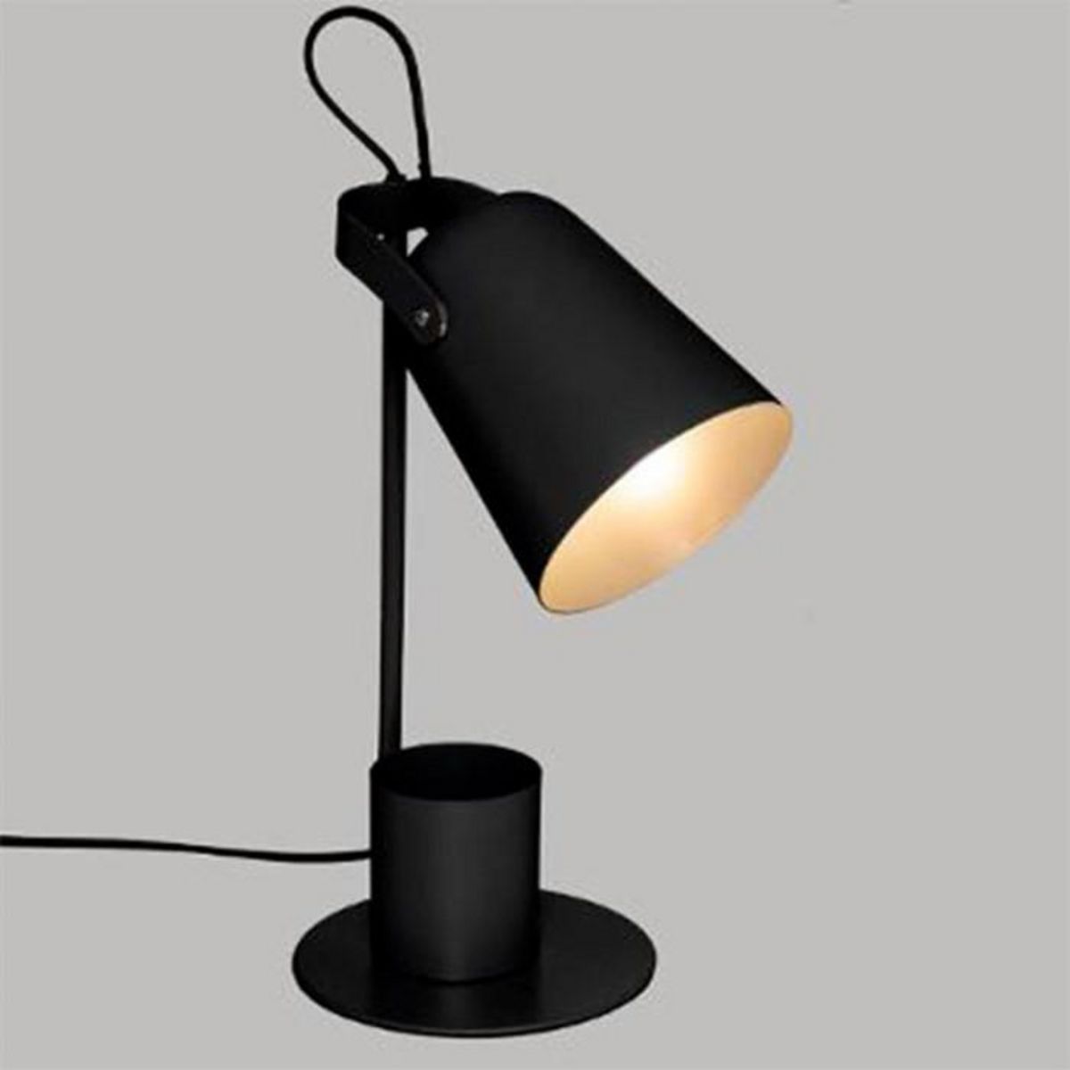 ATMOSPHERA Lampe à Poser Design  Elio  34cm Noir