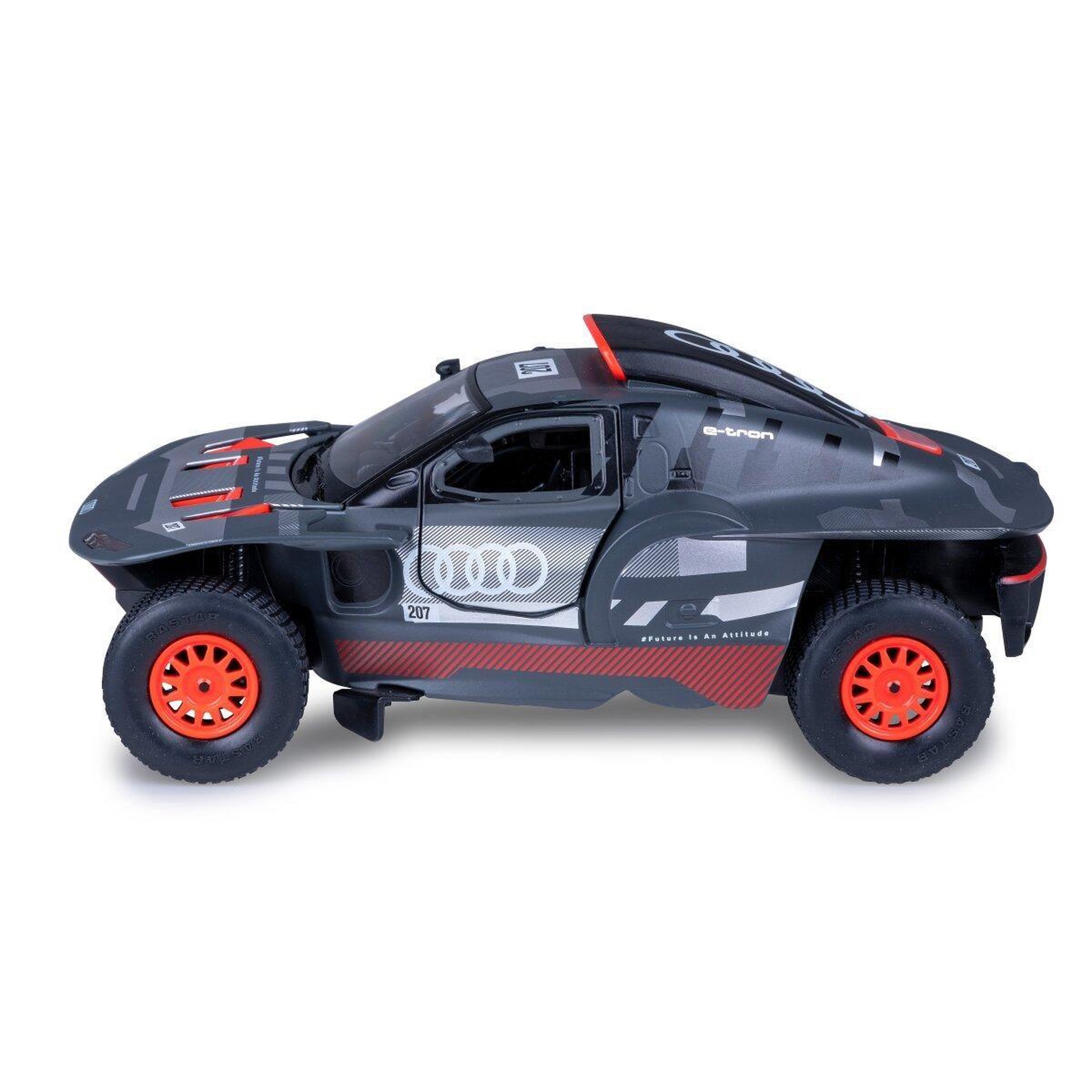 Voir la diapositive 2 : Jamara Audi rs q e-tron diecast 1:24 gris porte manuelle