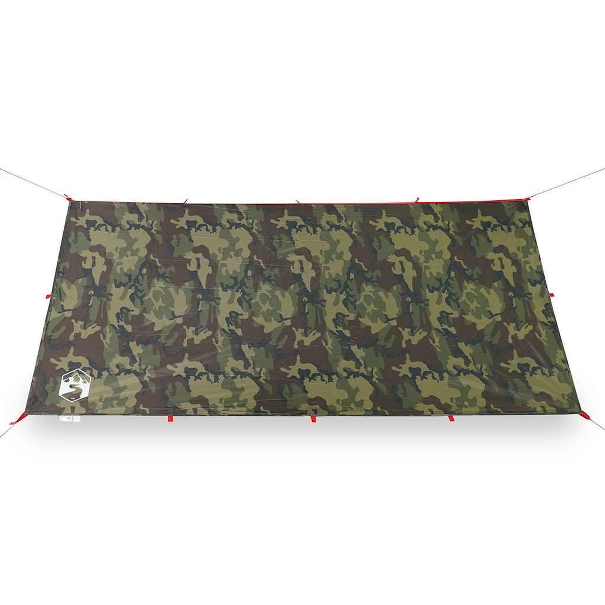 Voir la diapositive 5 : VIDAXL Bache de camping camouflage 366x306 cm impermeable