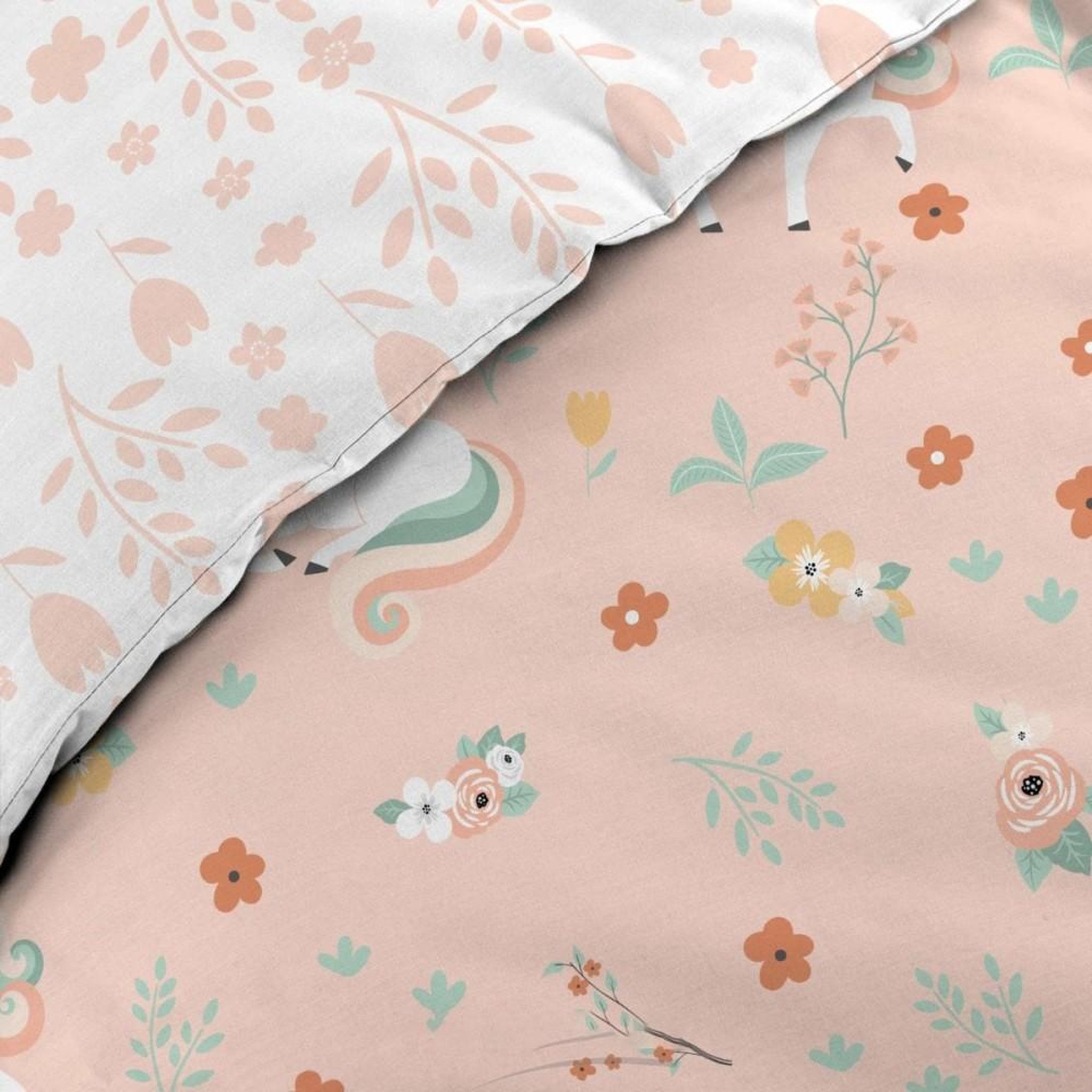 Voir la diapositive 3 : Douceur d'Intérieur Housse de couette enfant 140x200 Majestic + 1 taie microfibre