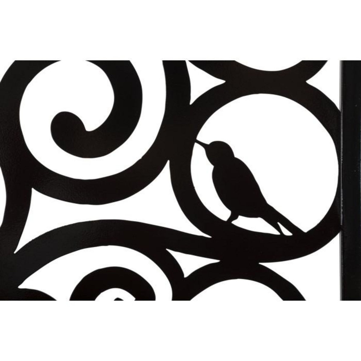 Paris Prix Décoration Murale Encadrée en Métal  Three  70cm Noir