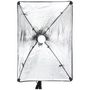 Voir la diapositive 5 : VIDAXL Kit de studio photo boîte a lumiere toile de fond et reflecteur