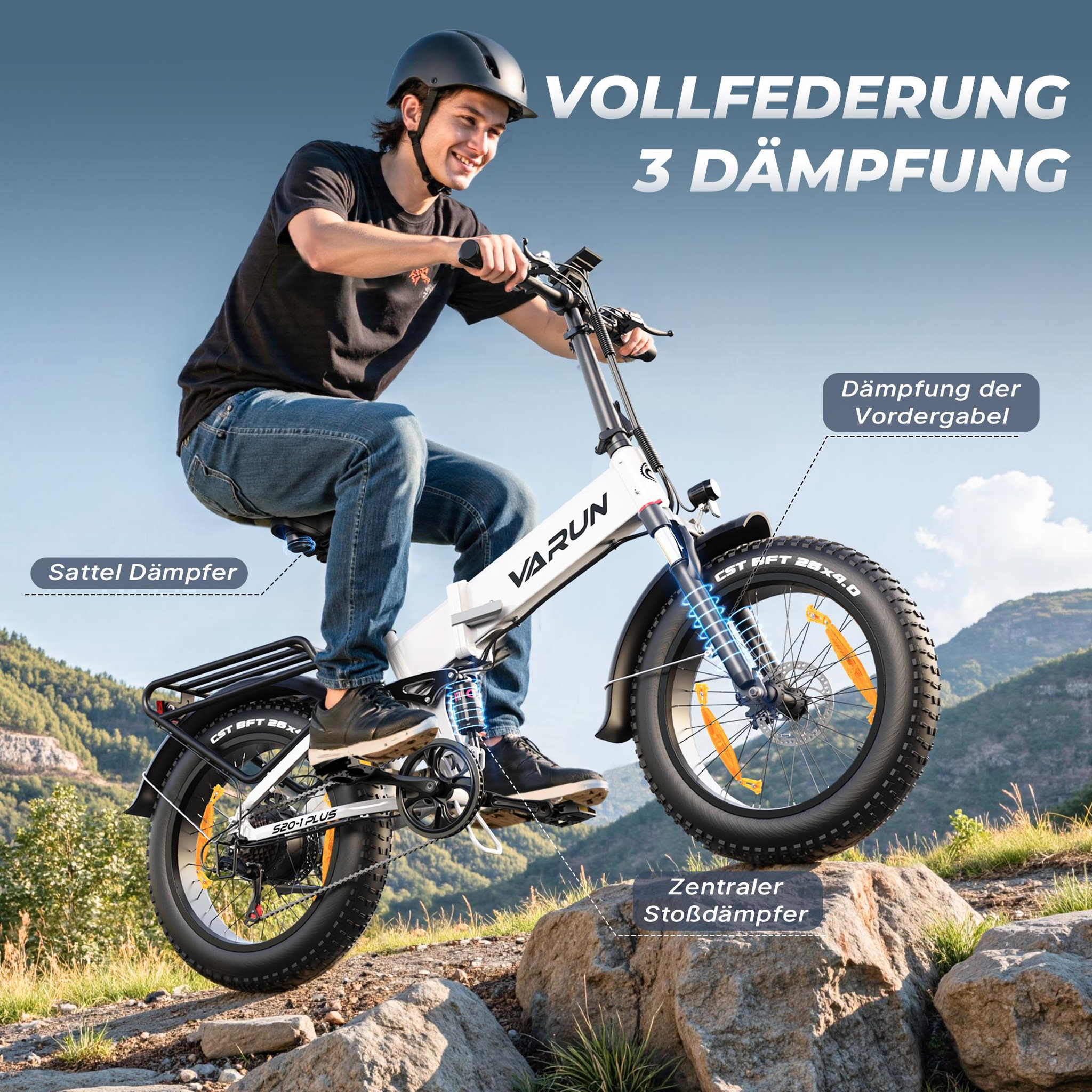 Voir la diapositive 6 : VARUN Vélo électrique pliant varun s20-2 20