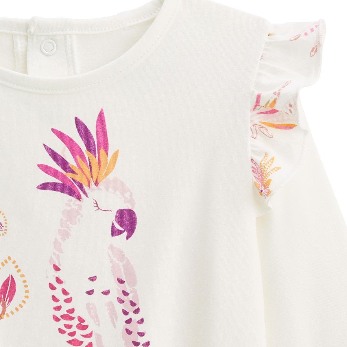 Petit Béguin Pyjama enfant 2 pièces à pieds retroussables Fiesta