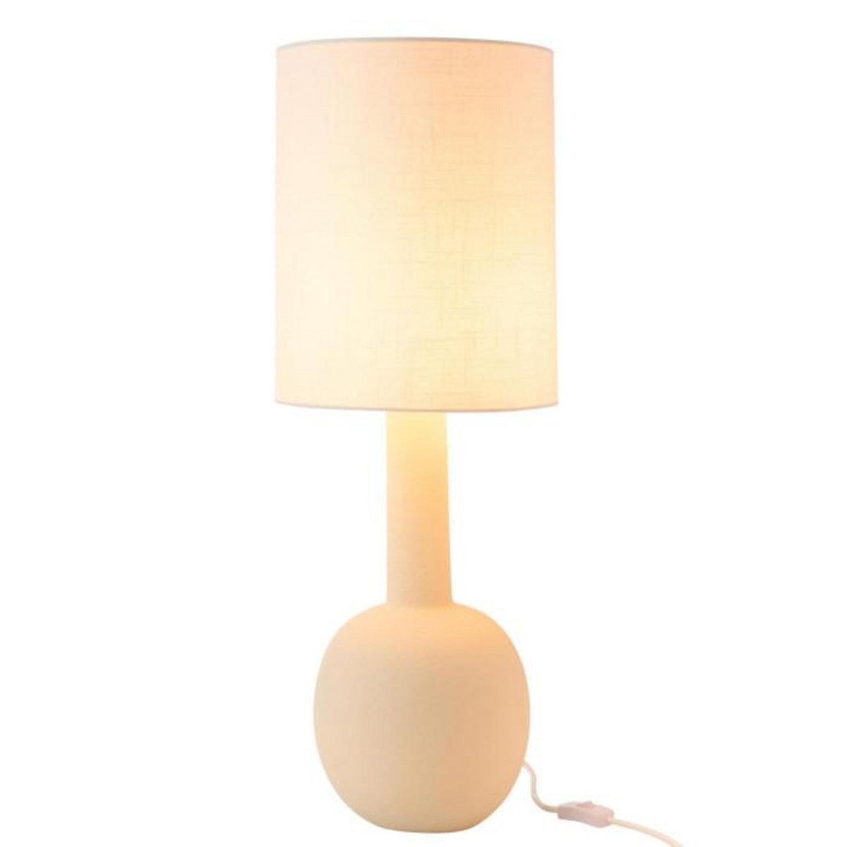 Paris Prix Lampe à Poser en Céramique  Pierre  76cm Beige
