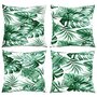 Voir la diapositive 4 : VIDAXL Coussins de canape lot de 4 motif de feuilles 50x50 cm tissu