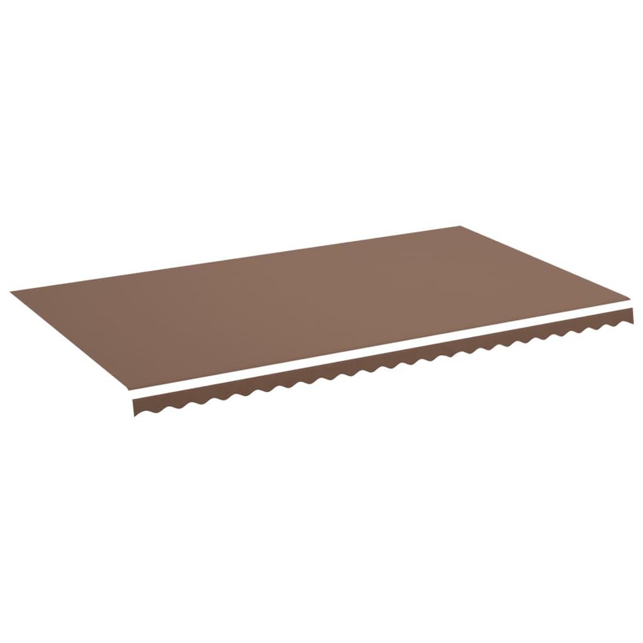 Voir la diapositive 2 : VIDAXL Tissu de remplacement pour auvent Marron 6x3,5 m