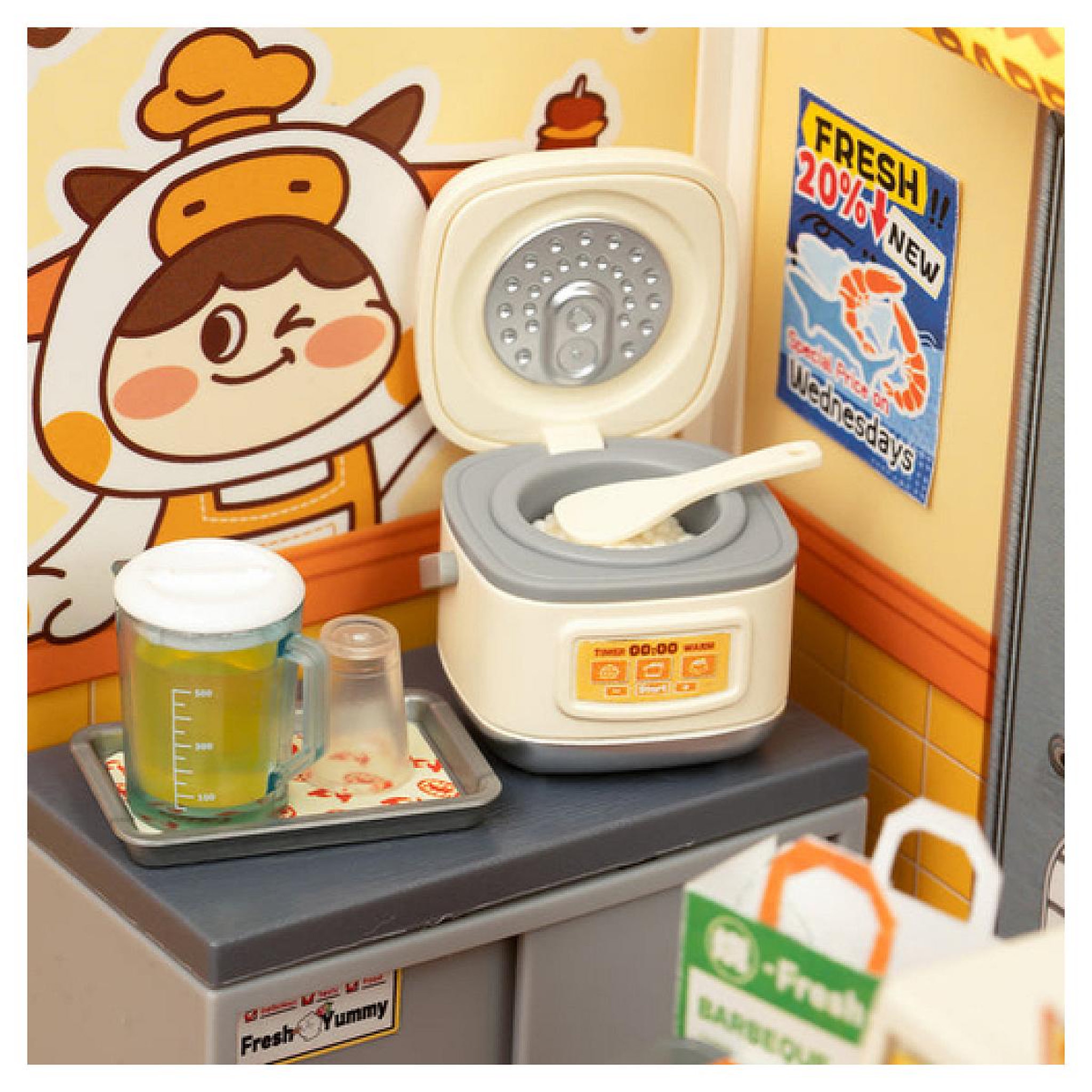 Voir la diapositive 5 : ROBOTIME Super Creator - Night out food stall