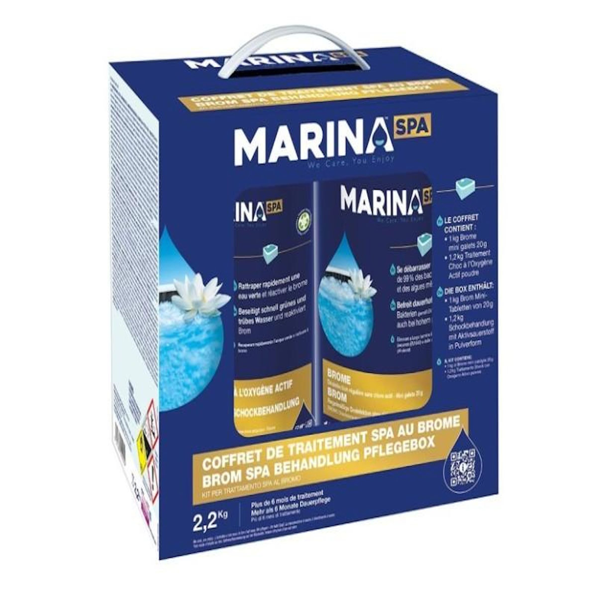 MARINA Coffret de traitement brome pour spa - Marina Spa