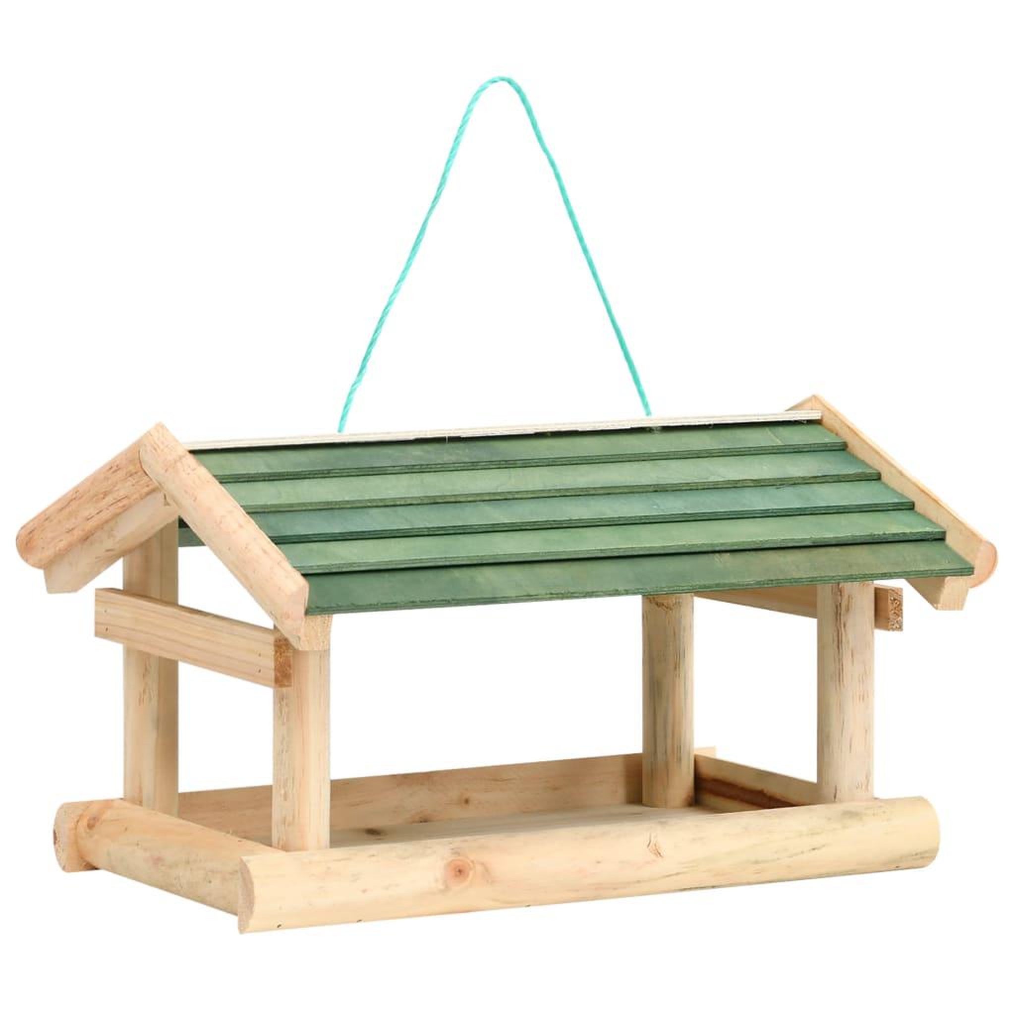 VIDAXL Mangeoire a oiseaux bois de sapin 35x29,5x21 cm