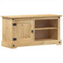 Voir la diapositive 2 : VIDAXL Meuble TV  100x40x52 cm bois de pin massif