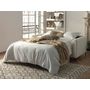 Voir la diapositive 4 : LISA DESIGN Owen - canapé 3 places convertible express couchage quotidien 140 cm matelas 12 cm en tissu bouclette