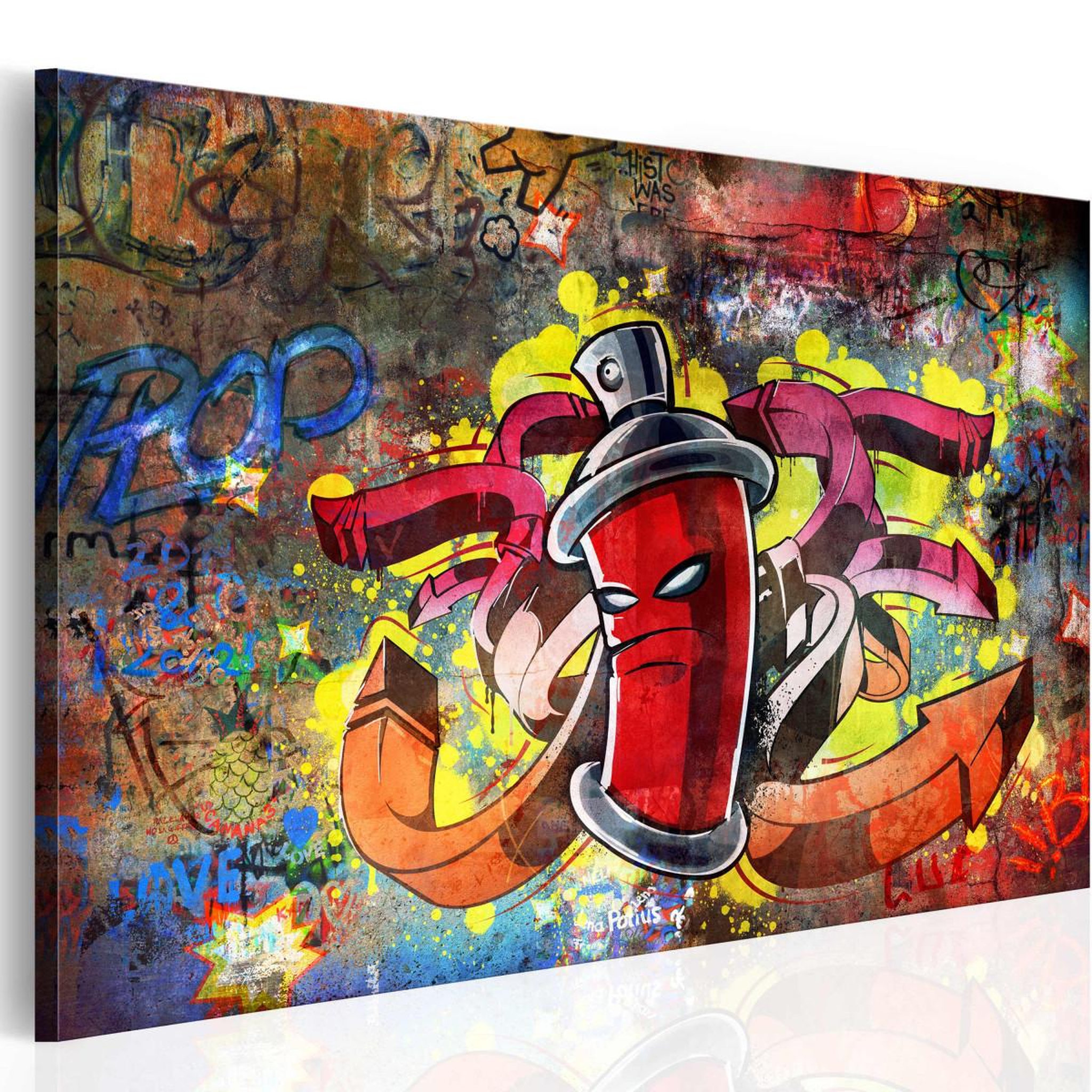 Paris Prix Tableau imprimé  graffiti master. Coloris disponibles : Multicolore