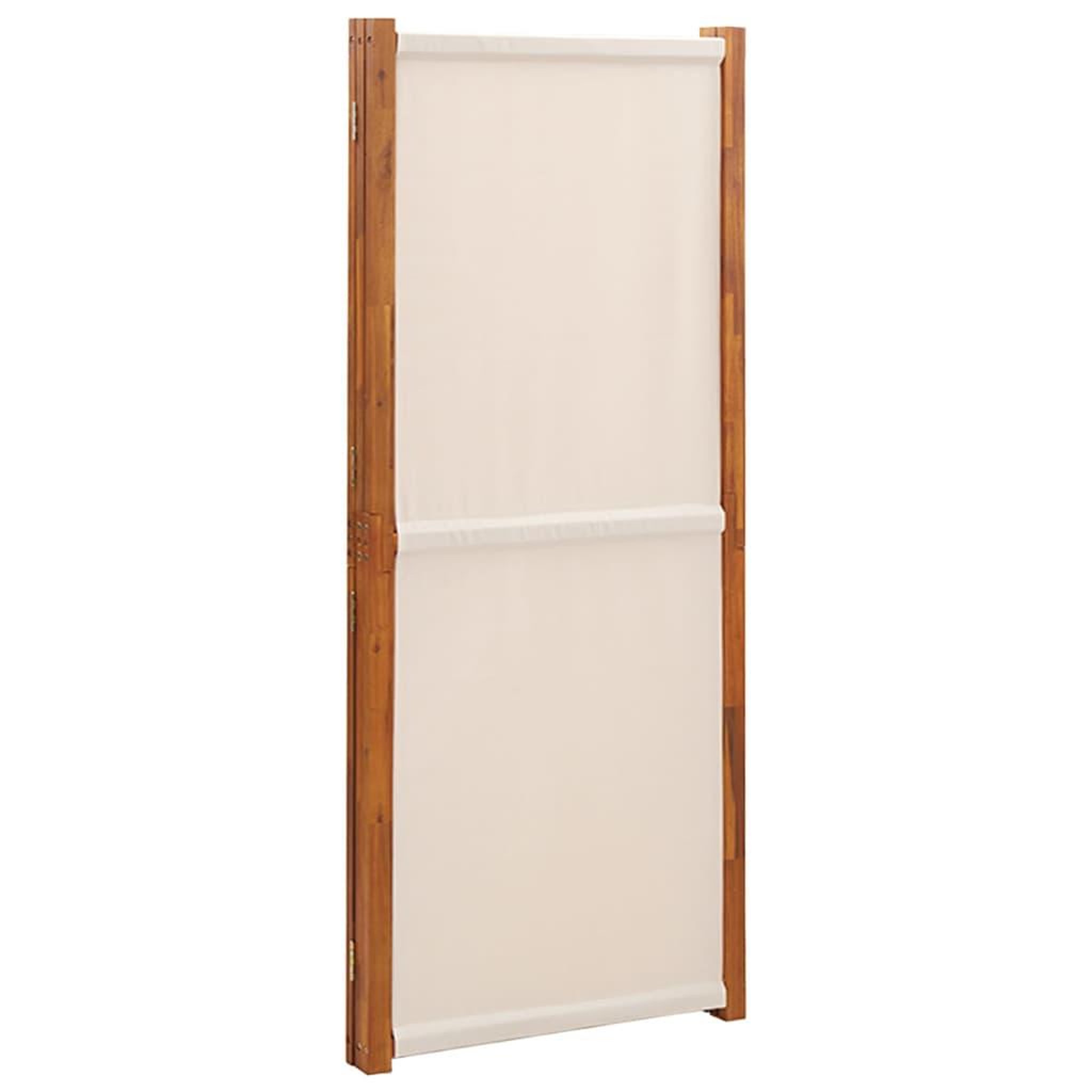 Voir la diapositive 5 : VIDAXL Cloison de separation 3 panneaux Blanc creme 210x180 cm