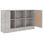 Voir la diapositive 5 : VIDAXL Buffet Gris beton 120x30,5x70 cm Bois d'ingenierie