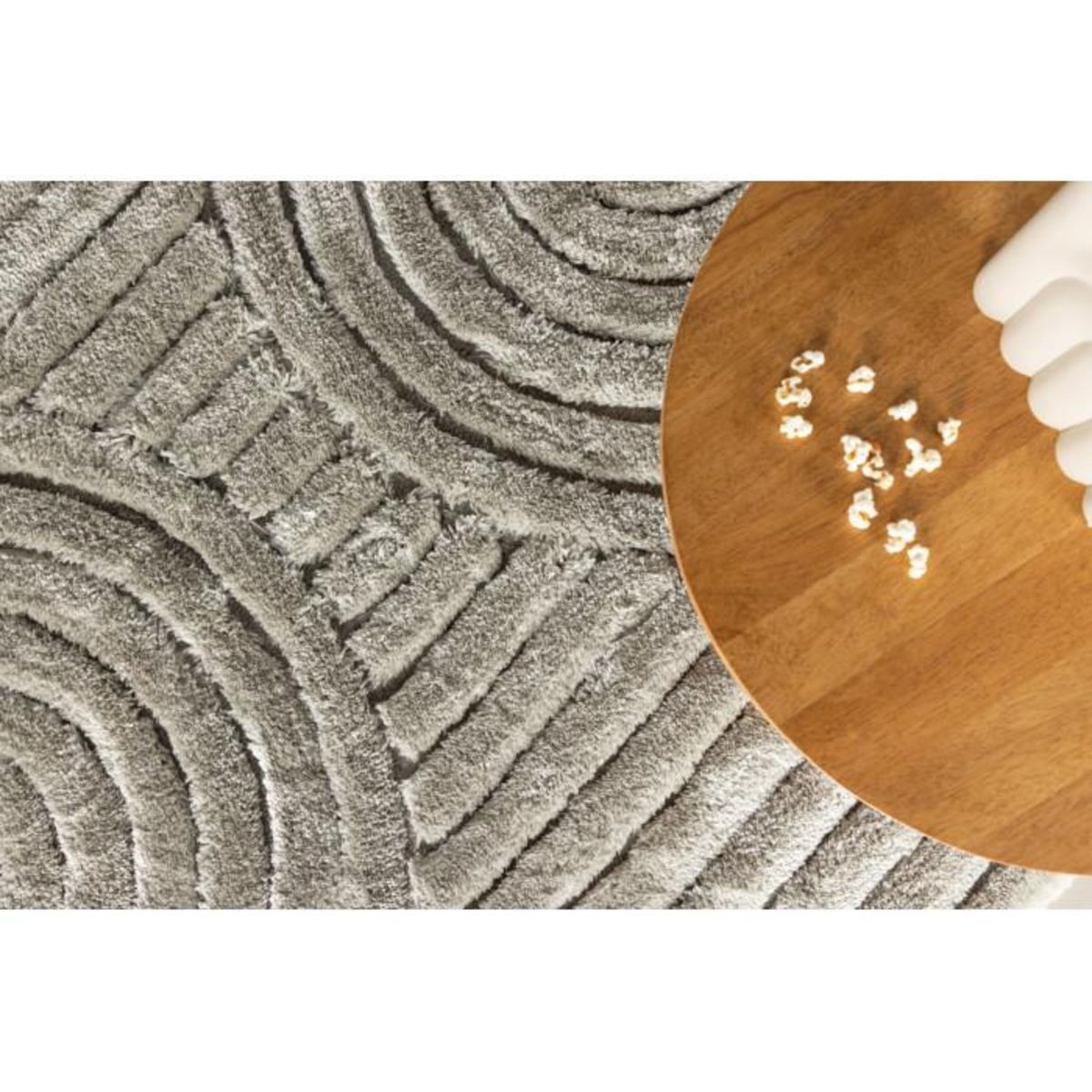 Paris Prix Tapis Déco Texturé  Niklas  160x230cm Grège