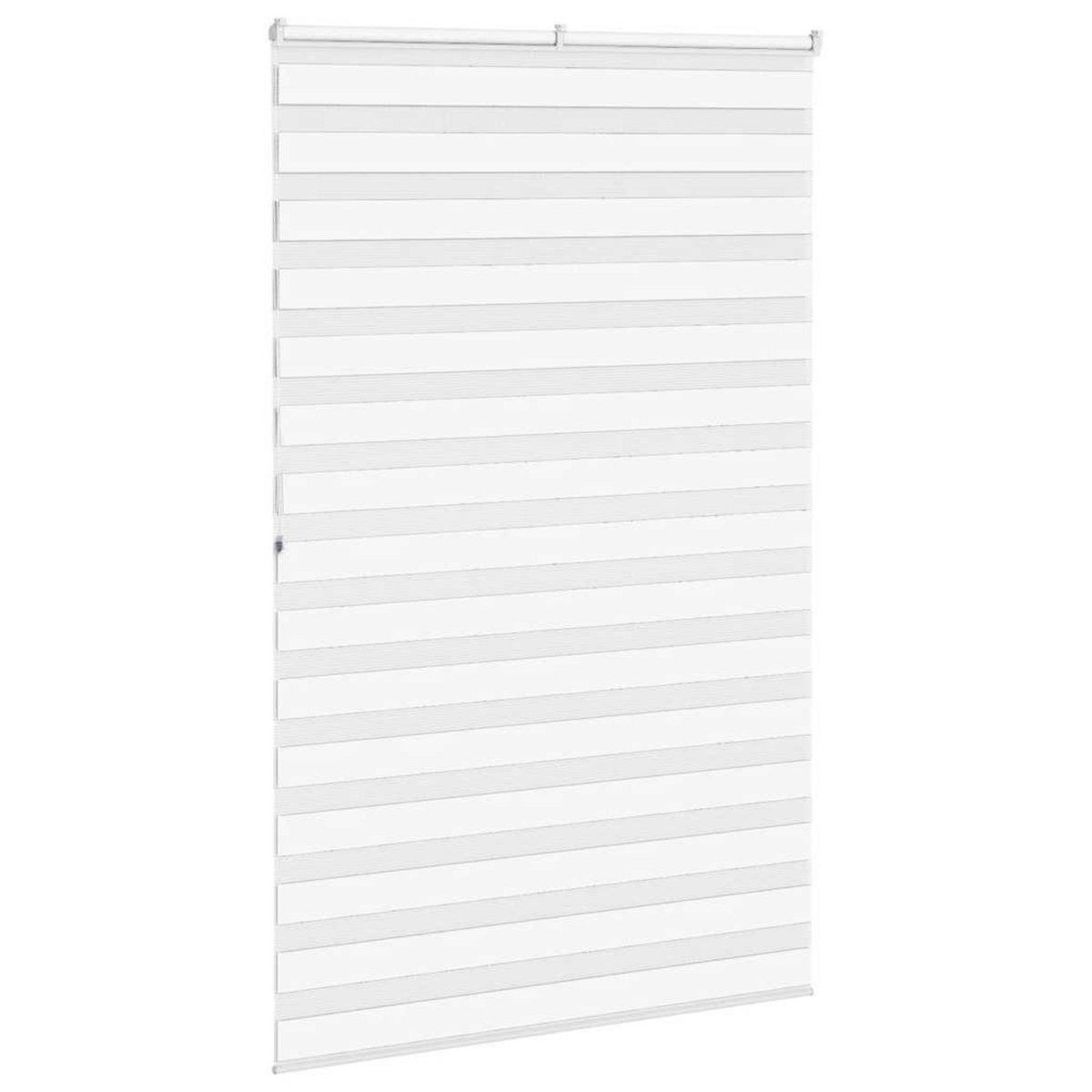 VIDAXL Store zebre blanc 140x200 cm largeur du tissu 135,9cm polyester