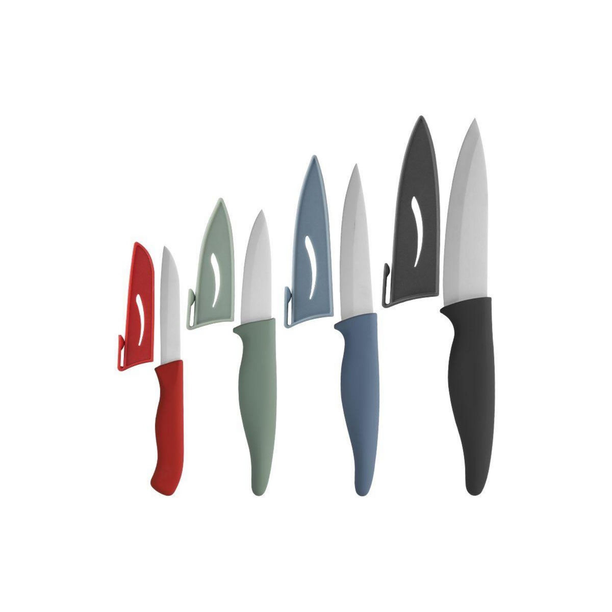 ESSENTIEL B Set de couteaux 4 couteaux + 1 eplucheur