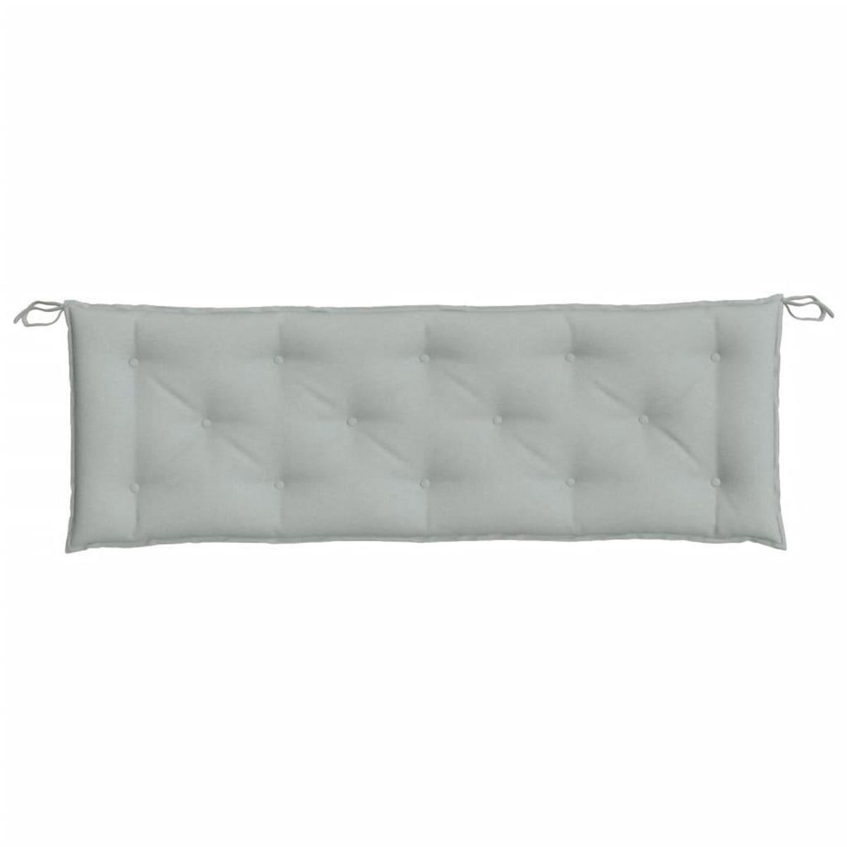 VIDAXL Coussin de banc de jardin gris clair melange 150x50x7 cm tissu