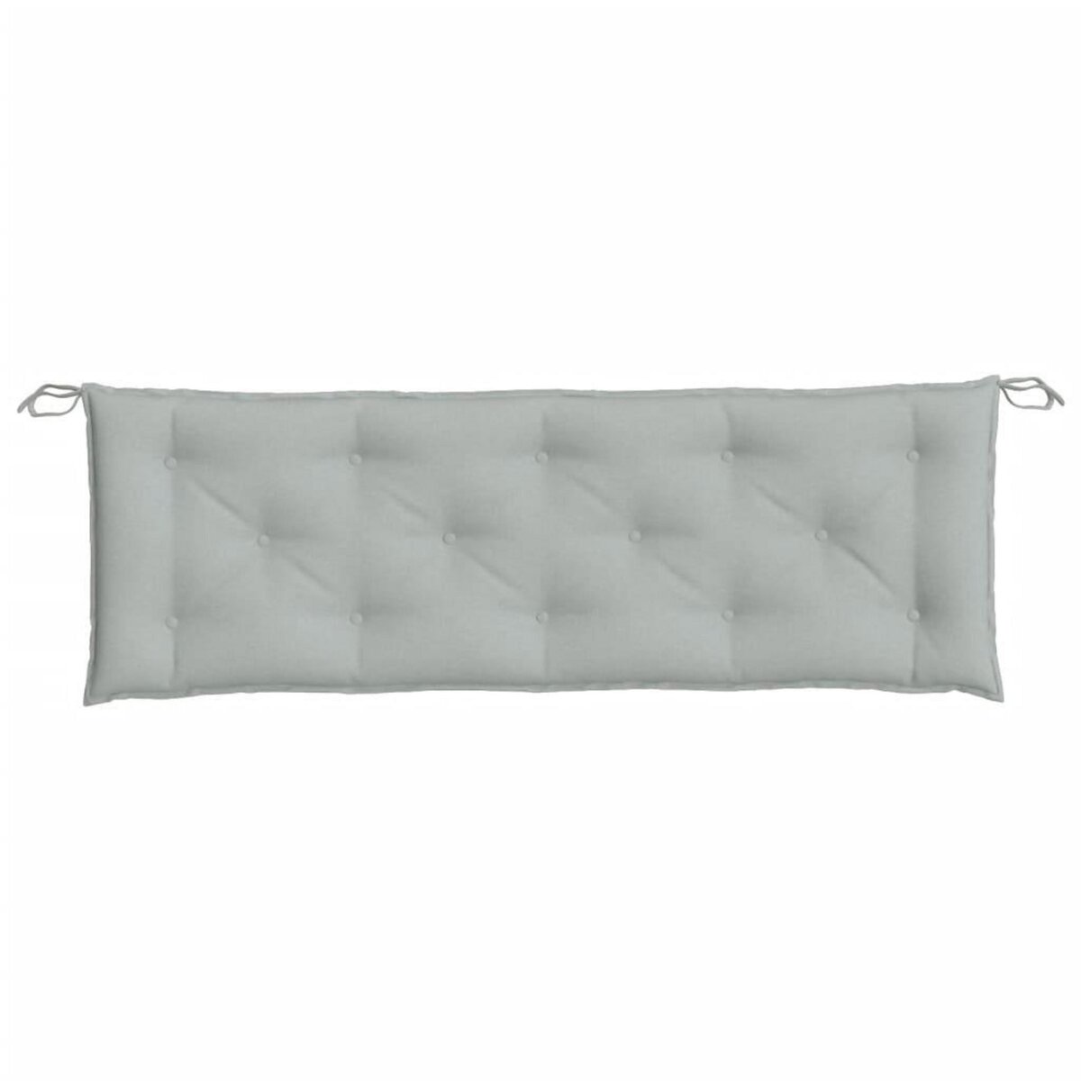 VIDAXL Coussin de banc de jardin gris clair melange 150x50x7 cm tissu