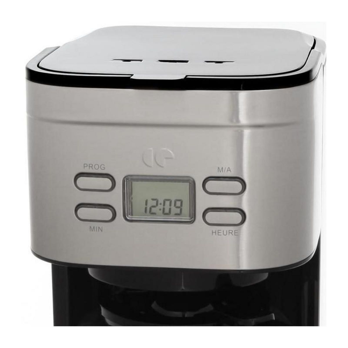 CONTINENTAL EDISON CONTINENTAL EDISON Cafetiere filtre programmable - CECF12TIX - 1,25 L - Inox