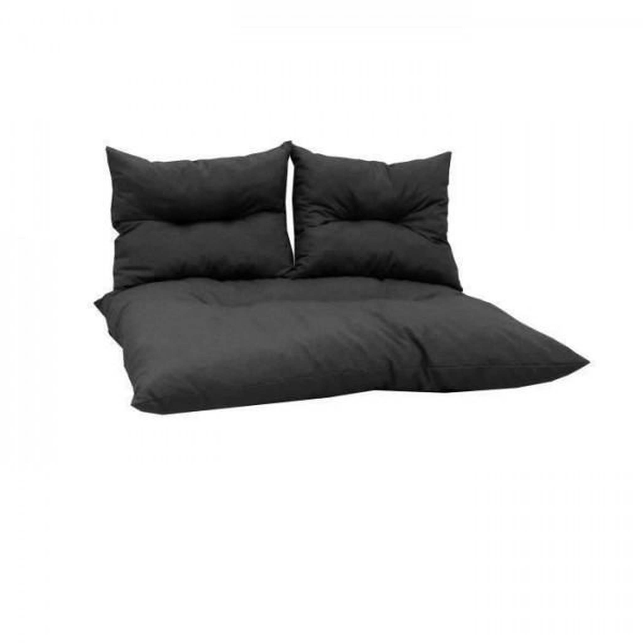 Voir la diapositive 2 : Jardin prive Kit palette classic - Matelas ardoise + 2 coussins dossier - JARDIN PRIVE